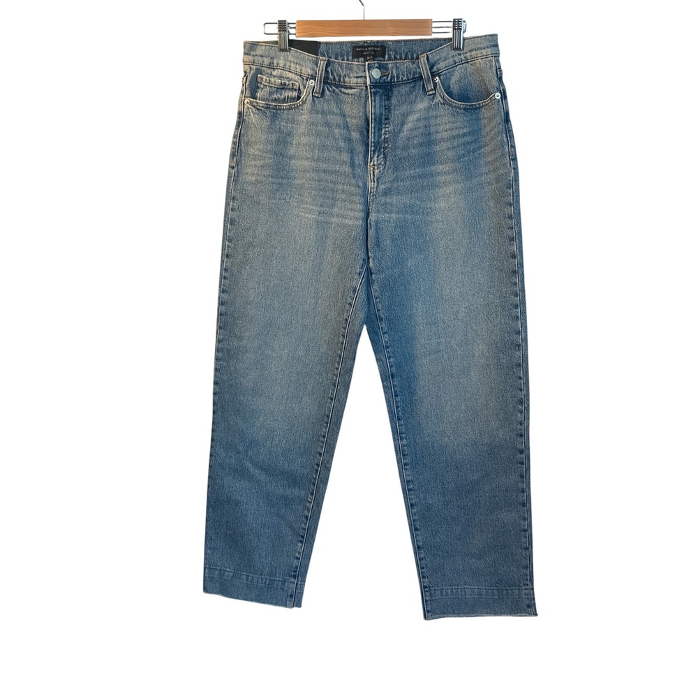 NWT, Banana Republic Slouch Jean Women's Medium Wash Relaxed Straight Leg